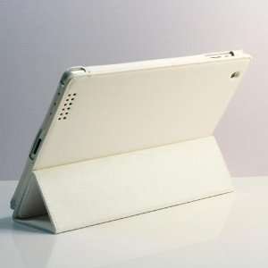 White / Leather Case/ Flip Stand Case for Apple iPad 2 / iPad 3 / The 