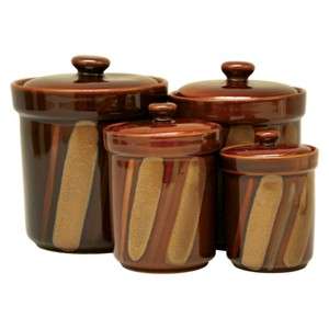 Target Mobile Site   Sango Avanti Canister Set of 4   Brown (Assorted)