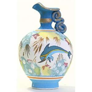 Minoan Dolphin Oinochoe Greek Vase