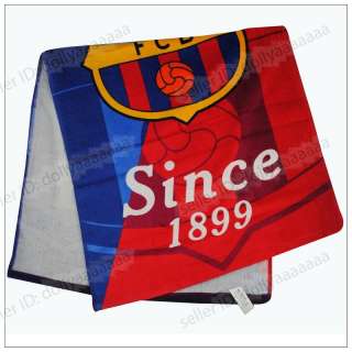 New Football Team FCB Barcelona Soccer Beach Bath Towel  