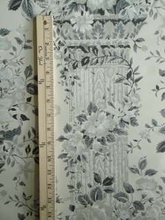 14 sr Black White Floral Columns Neoclassical Handprinted Waterhouse 
