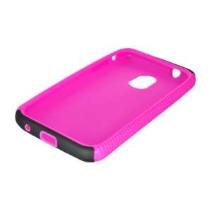 SAMSUNG EPIC 4G Touch D710 Sprint Hybrid Case Black Silicone Pink 