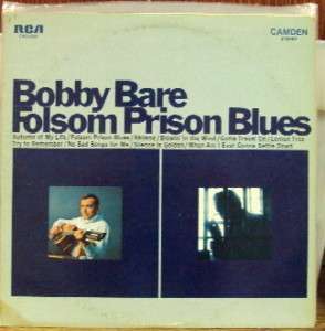 BOBBY BARE Folsom Prison Blues LP OOP late 60s country  