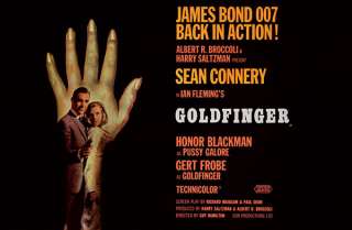 JAMES BOND: GOLDFINGER   MOVIE POSTER (36 X 24)  