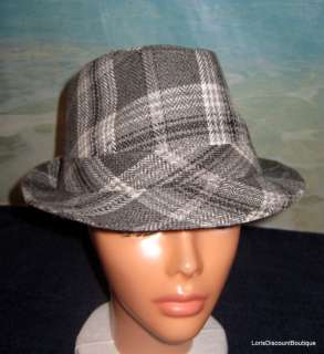   Charcoal Gray FEDORA TRILBY Stingy Brim Bucket HAT Packable L  
