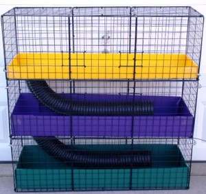 Guinea Pig, Small Animal, Rabbit Cage  3 Level Space Saver  80% Pre 