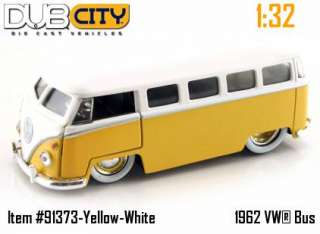 Jada 1:32 Diecast Dub City 1962 VW Bus  
