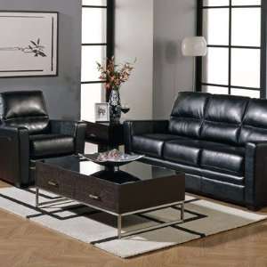   Furniture 70292X Becks Leather Sofa and Chair Set Furniture & Decor