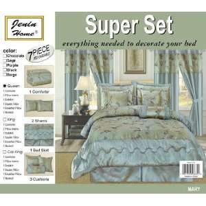  Mary   7 Piece Bed Ensemble King Size