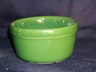 Henn Pottery Emerald Green Butter Crock   SUPER MINT  