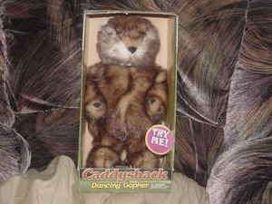 Dancing Caddyshack Gopher Plush Toy W/ Box 1999 Gemmy  
