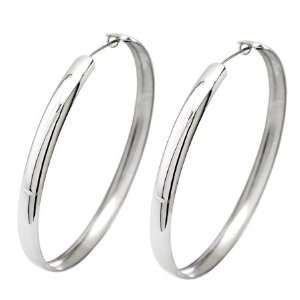  Sterling Silver Big Hoop Earrings Puresplash Jewelry
