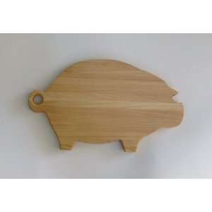  NEW Hickory Pig Shaped Cutting Board