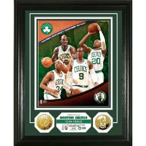  Highland Mint Boston Celtics Team Force 24Kt Gold Coin 
