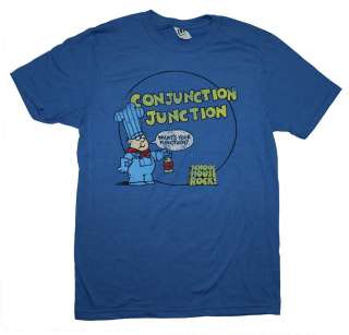   Rock Blue Conjunction Junction Classic Cartoon Soft T Shirt Tee  