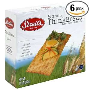 Streits Think Breads, 5 Grain, 11 Ounce Grocery & Gourmet Food