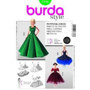  Burda 7336 Sewing Pattern Lovely Evening Gowns for Barbie 