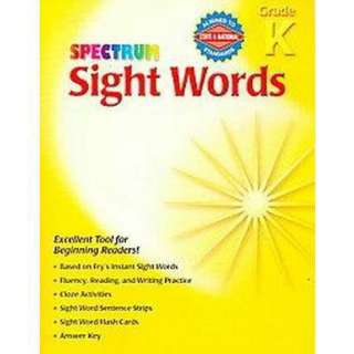 Spectrum Sight Words, Grade K (Paperback).Opens in a new window