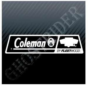  Coleman by Fleetwood Camping Gear Tent Tents Car Sticker 
