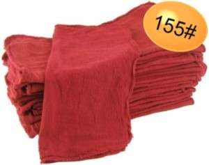 800 INDUSTRIAL SHOP RAGS / CLEANING TOWELS RED  