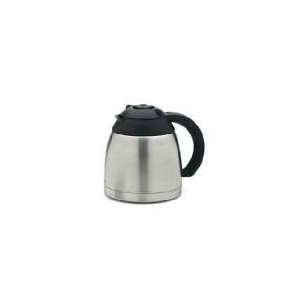 Capresso 4471.01 10 Cup Stainless Vacuum Replacement Carafe with Lid 