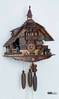 day musical   Cuckoo Clock with Bell Tower   22 3/4  