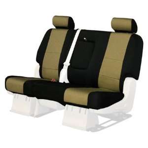   Coverking Custom Fit Rear Bench Seat Cover   Neoprene, Tan: Automotive