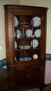 Mahogany Fairfax Corner Cabinet by Henkel Harris  