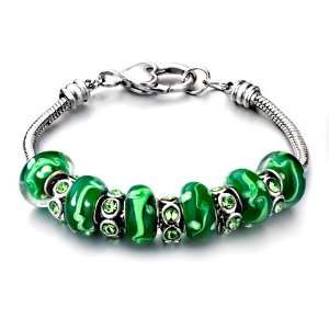   Fits Pandora Chamilia Biagi Charm Gift Murano Glass Bracelet For Women