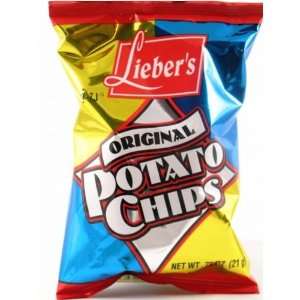 Liebers Kosher Potato Chips, Original (.75 Oz.)  Grocery 