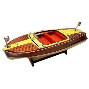    1952 Chris Craft 18 Riviera Speed Boat Model Toys & Games