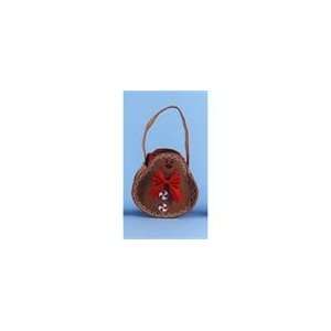   Man Basket Pouch Filled w/ Christmas Red Gu