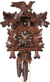 Black Forest 1 Day Carved Cuckoo Clock   400/3  