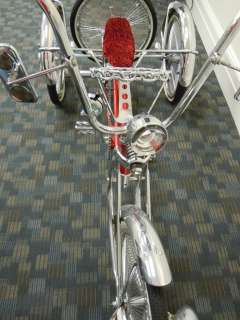 Custom Chrome Lowrider 3 Wheel Tricycle Trike Bike Bicycle Cruiser 