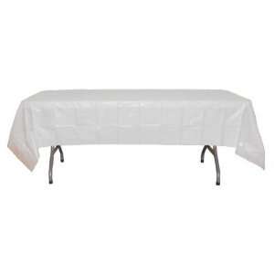  Clear plastic table cover