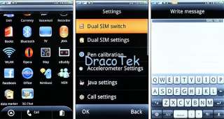 touchscreen WIFI TV dual SIM PHONE unlocked D2000  