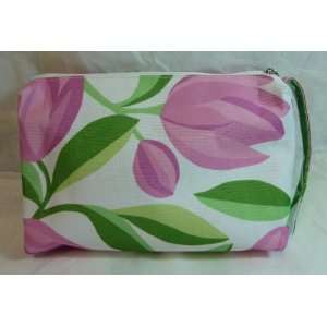 Clinique Cosmetics Bag (Tulips Flowers)