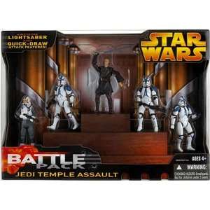 Star Wars Episode 3 Battle Packs  Jedi Temple Assault Action Figure 