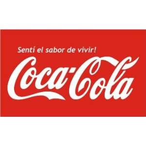  BIG COCA COLA COKE SOFTDRINK SPANISH DEALER FLAG BANNER 