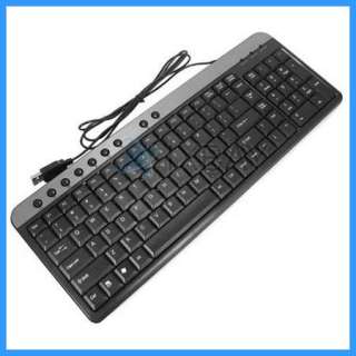   Slim USB Keyboard Media Keyboards 104 keys 9 Hot keys For Mac  