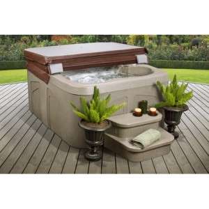 Person Hot Tub Spa 12 Jet Lifesmart Rock Solid Simplicity Plug and 