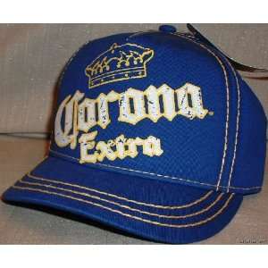  CORONA EXTRA Beer Distressed Blue Baseball Cap / HAT 