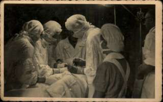 Italy Surgery Doctors Operating Room 8 Photo Postcards  