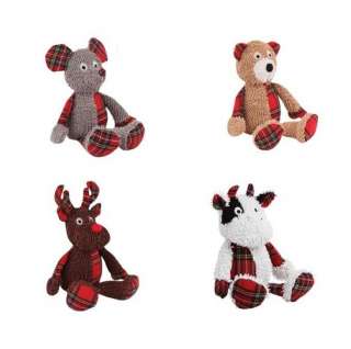 Merry Medleys Toys for Dog   Tartan Dog Toy