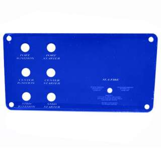 LIVORSI DONZI 43 BLUE BLANK BOAT DASH PANEL KIT DP43T  