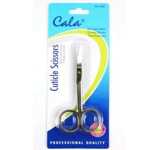 Elixir Beauty Cala Cuticle Scissors, Stainless Steel Curved Blades for 