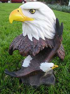 AMERICAN BOLD EAGLE STATUE/FIGURINE, AMERICAN EAGLE HEAD  