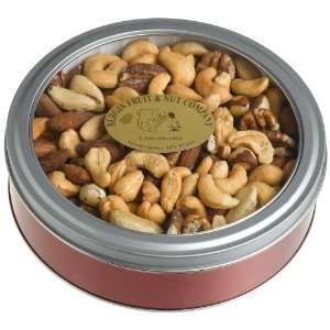 Bergin Nut Company Deluxe Mixed Nuts, Roasted & Salted, 14 Ounce Tin 