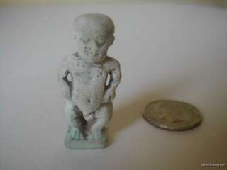 RARE Ancient Egyptian Faience Boy Figural Bead Amulet  
