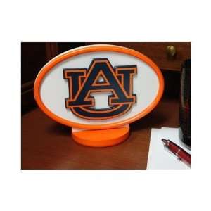   Auburn Tigers Desk Display of Logo Art with Stand